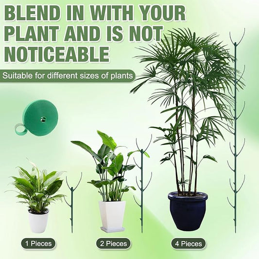 5 Pack Stackable Plant Support Stakes,Plant Cage Support Rings,Climbing Plants Support Structures for Indoor & Outdoor Use,Garden Accessories (5 Pack)