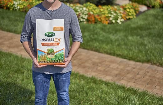 Scotts DiseaseEx Lawn Fungicide, Controls and Prevents Disease Up to 4 Weeks, Treats Up to 5,000 sq. ft., 10 lbs. (2-Pack)