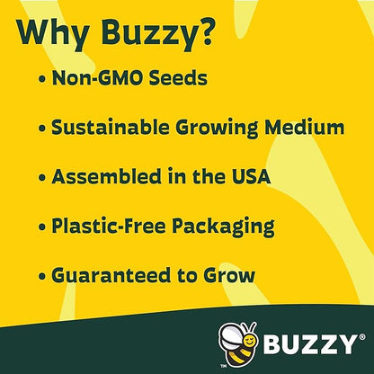 BUZZY Seeds Apothecary Garden Wellness Kit with 9 Varieties of Non-GMO Flower and Herb Seeds, Terracotta Pots, Growing Medium, and Plant Markers, a Self-Care Gift for Holistic Living