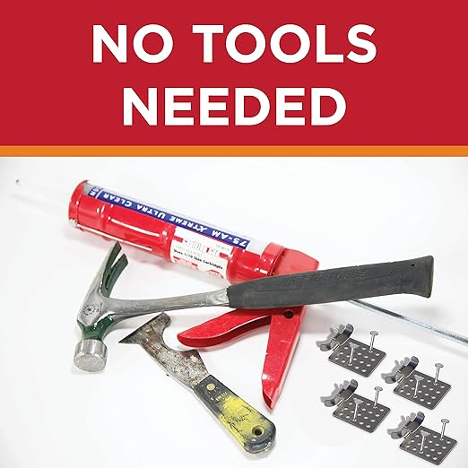 Roof Clips, Safe for Heat Tape, Electric Cable & Roof Heat Cable Installation, Prevents Roof Damage, Easy Nail-Free Outdoor Cable Clips, Your Ultimate Cable Clip (.625-25 Pack)
