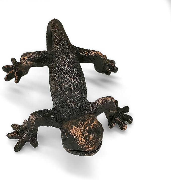 Gecko Plants Pot Hanger Flower Pot Decorations Pot Hugger Resin Statue Sculptures Climbing Lizard Flower Figurine for Garden Outdoor Fairy Garden Fence Lawn Gecko Ornaments Home Office Decoration