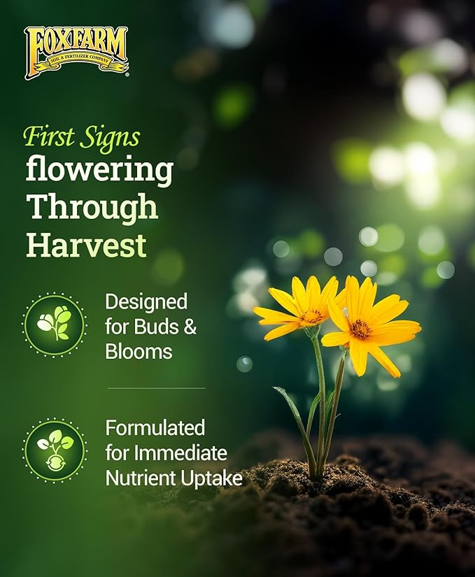 FoxFarm Soil Liquid Trio Pack - Big Bloom, Grow Big, Tiger Bloom Fertilizers for Vigorous Plant Growth, Bud Development & Abundant Fruit - Complete Liquid Plant Food Set - 3 Gallon Bottles