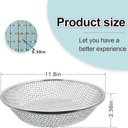 3/8 Inch Soil Sifter for Gardening, Rock Sifter for 5gallon,Compost Sifter Dirt Sifter,Captures Dirt Rocks Sawdust