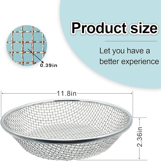 3/8 Inch Soil Sifter for Gardening, Rock Sifter for 5gallon,Compost Sifter Dirt Sifter,Captures Dirt Rocks Sawdust