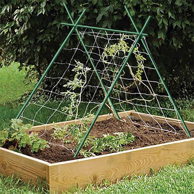 4ft Plant Stakes 50pack, 5/16 Inch Dia Garden Stakes, 48inch Garden Poles Tree Stake, Cucumber Potato Stake Fence Stake Never Rust