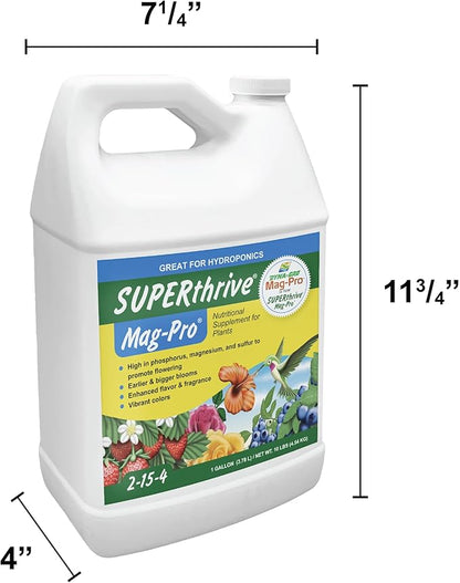 Dyna-Gro DYMAG100 Mag Pro Nutritional Suppliment, 2-15-4, 1 Gallon