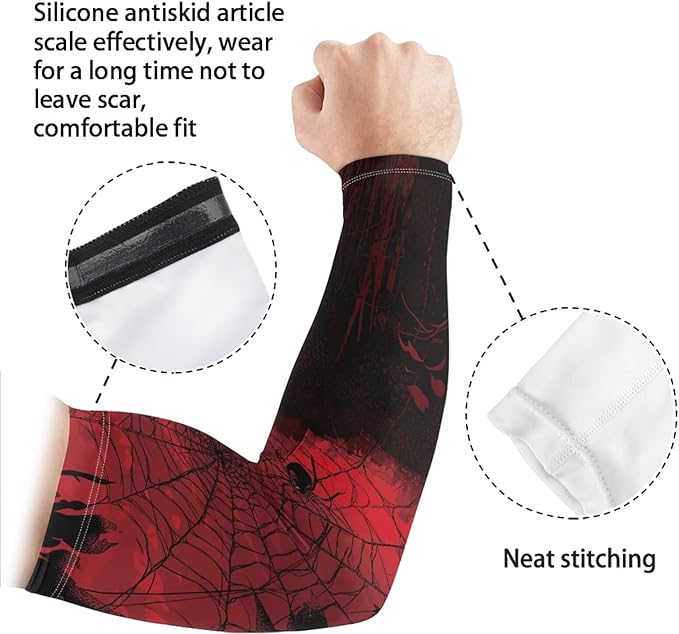 Binienty Unisex Arm Sleeves for Driving, Golf, Cycling, Sports, UV Protector Cooling Arm Sleeves Cover