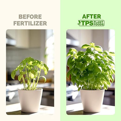 Basil Fertilizer for Basil Plant, Great for Mint, Rosemary, and Thyme, Liquid Fertilizer by TPS Plant Foods, 32 oz (1 Quart)