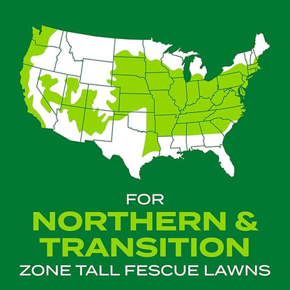 Scotts Turf Builder Rapid Grass Tall Fescue Mix - Combination Grass Seed and Fertilizer for Lawns, Lawn Seed That Grows in Just Weeks, 5.6 lbs.