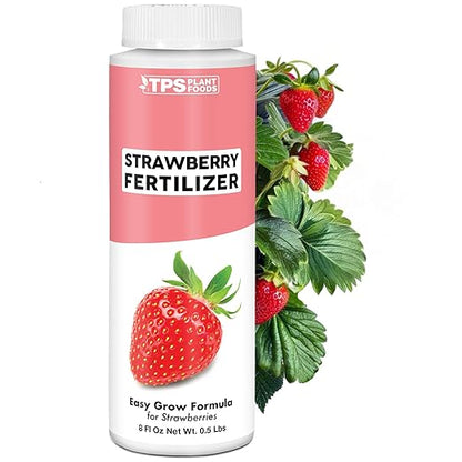 Strawberry Fertilizer – Liquid Strawberry Plant Food for Better Berry Production & Healthy Growth, 8 oz