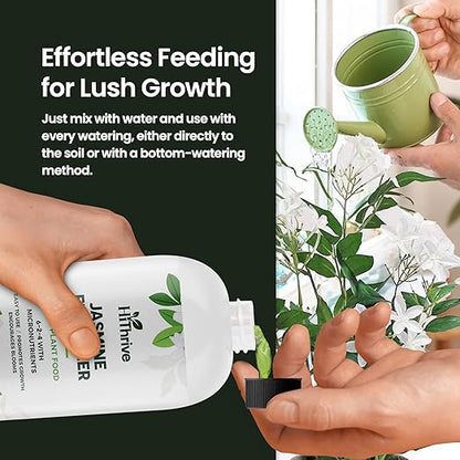 16oz Jasmine Fertilizer for Jasmine Plant Live - Makes 96 Gallons of Indoor Plant Food for Houseplants, Nutrient-Rich Houseplant Fertilizer - Ideal Outdoor & Houseplant Food for Vibrant Growth
