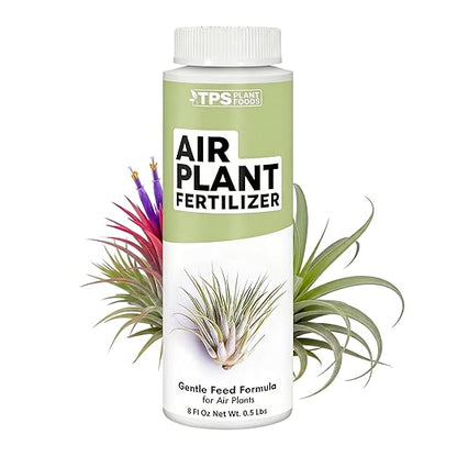 Air Plant Fertilizer - Gentle Soak or Spray Feeding, Concentrated Plant Food for All Tillandsia, Makes 50 Quarts (8 oz)