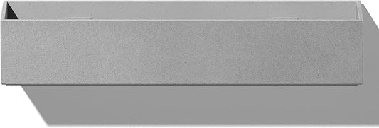 Veradek Forma Series Trough Hanging Planter - Rectangular Planter for Window Sill/Wall Decor | Made from Plastic-Stone Material | Modern Décor for Succulents, Indoor Small Plants