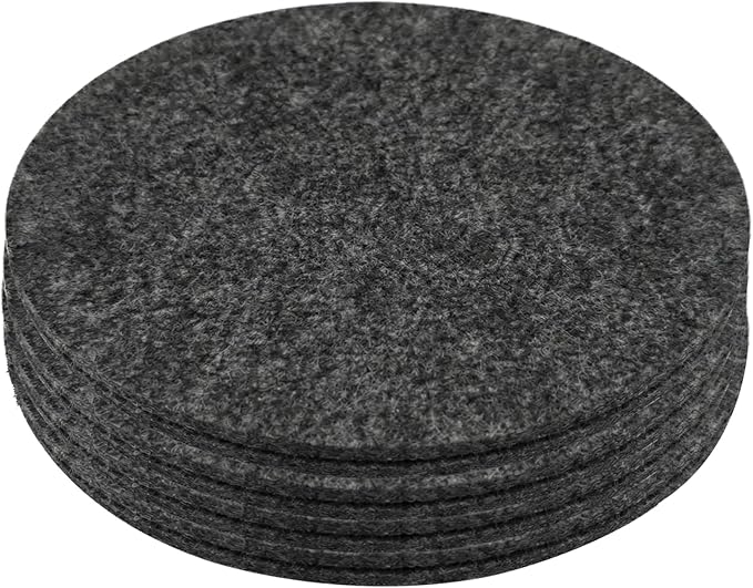 6 Inch Felt Plant Coasters, 8 Pcs Extra Thick Planter Coaster, Absorbent Fabric Plant Mats, Plant Coasters for House Plants