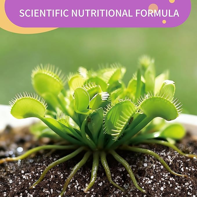 Premium Carnivorous Plant Soil for Venus Fly Trap Live Plants 1qt | New Upgraded Formula with High Drainage & Breathability