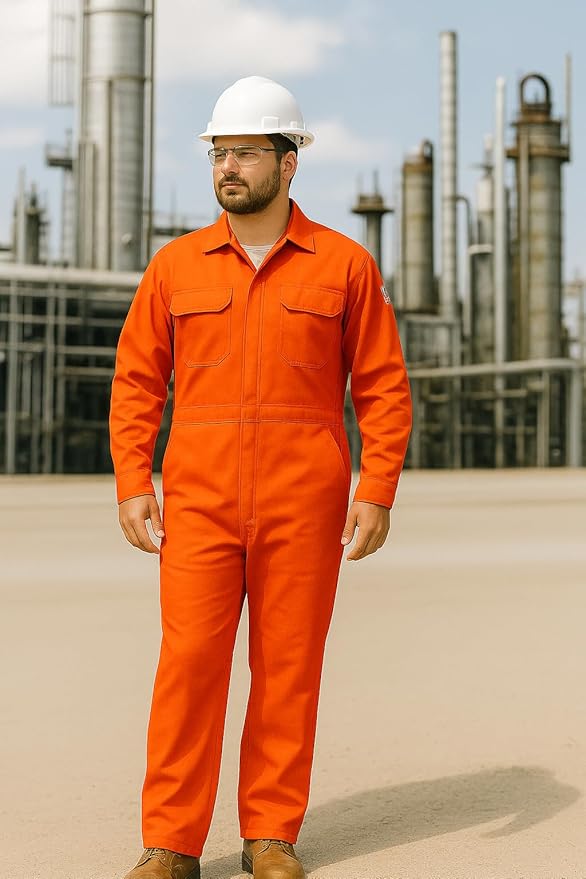 Just In Trend Mens Flame Resistant FR Coverall with multiple options