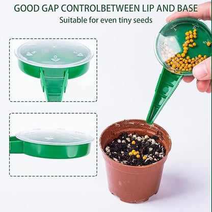 Hand-held Soil Blocker 4x2 Inch Seed Block Makers at a Time Soil Block Maker for Soil Block for Seed Start Garden Soil Potting Soil for Outdoor Plants (Plastic Seed pins)