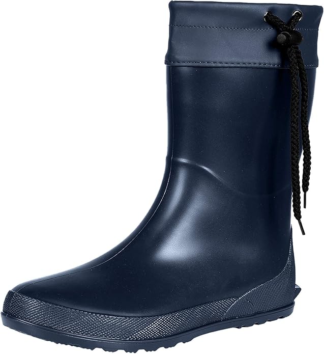 Asgard Women's Mid Calf Rain Boots Collar Gardening Boots Ultra Lightweight Portable Garden Shoes