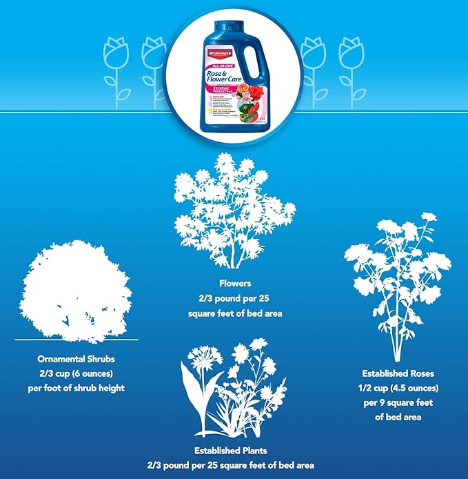 BioAdvanced All-In-One Rose and Flower Care I, Granules, 4 lb