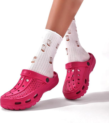 Women Men Orthopedic Clogs Arch Support Garden Shoes Sandals Slippers with Plantar Fasciitis Insoles
