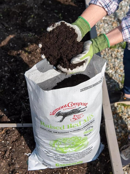 Raised Bed Mix | High-Nutrient Compost-Based Potting Soil for Plants & Vegetables Organic Gardening - 20 Quarts | Gardener's Supply Co Exclusive