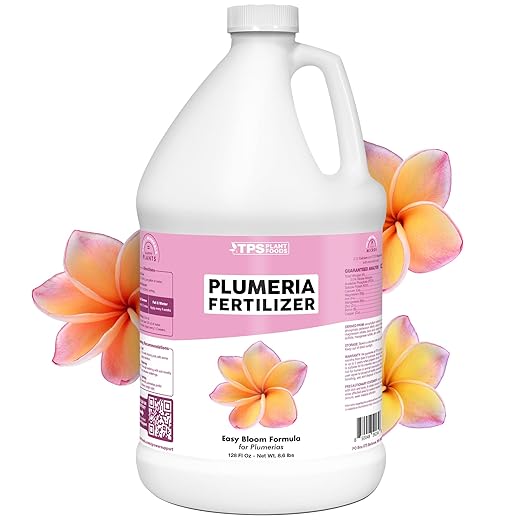 Plumeria Fertilizer for All Frangipani and Tropical Plants, Liquid Plant Food, 1 Gallon (128 oz)