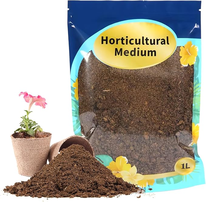 Sphagnum Peat Moss for Plants 1qt, Organic Garden Growing Soil Amendment and Media for Flowers, Vegetables, Herbs, Orchid, Indoor Houseplant