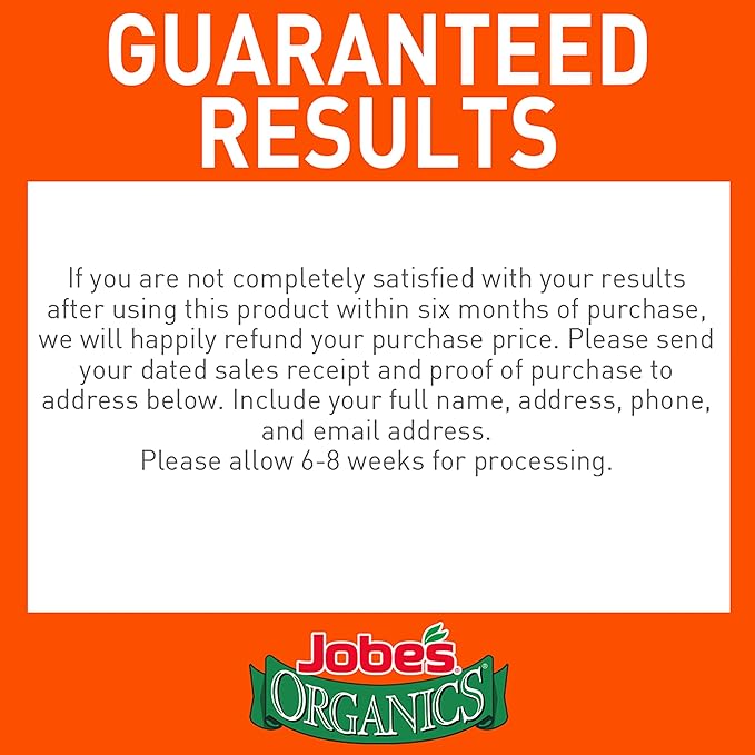 Jobe’s Organics Granular Garden Fertilizer, Easy Plant Care Fertilizer for Fruit and Citrus Plants and Trees, 4 lbs Bag