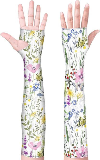 Gardening Sleeves for Women Farm Sun Protection Thorn Proof Cooling Arm Sleeves to Cover Arms for Garden Sports