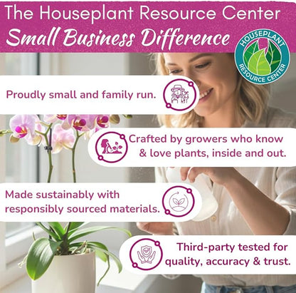 100% Organic Orchid Potting Soil – Nutrient-Rich, Well-Draining Blend for Stronger Roots & Vibrant Growth | Hand-Blended & Eco-Friendly | Made in USA | 2.3L Bag