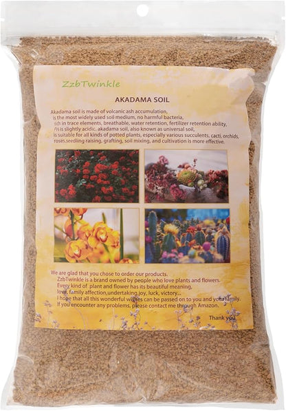 Japanese Super Hard Akadama Bonsai Soil - Extra Small Grain (4lb) | Ideal for Cuttings, Seedling Cultivation, Fine-Rooted Plants