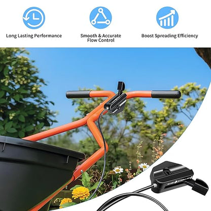 49447 Lawn Spreader Control Cable Assembly, Fertilizer Spreader Control Cable Compatible with Agri-Fab, MTD, Craftsman 45-0315 45-0460 45-0388, Spreaders Parts Fit for Agri-Fab 47999 Control Cable