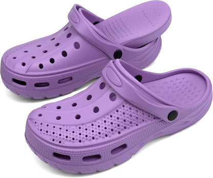 Women Men Orthopedic Clogs Arch Support Garden Shoes Sandals Slippers with Plantar Fasciitis Insoles