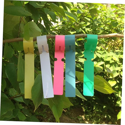 SUPVOX 200Pcs Plant Tags Garden Markers for Easy Plant Identification Home Shop Park and Market Use Blue