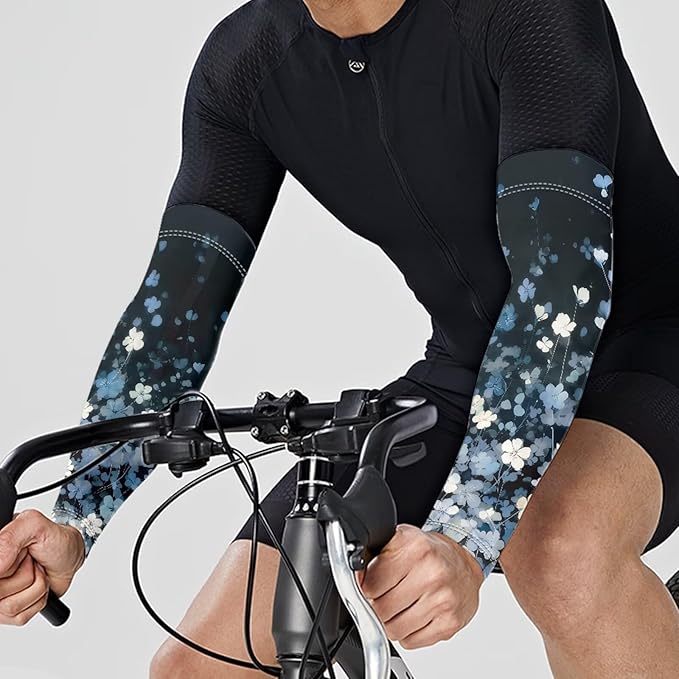 Binienty Unisex Arm Sleeves for Driving, Golf, Cycling, Sports, UV Protector Cooling Arm Sleeves Cover