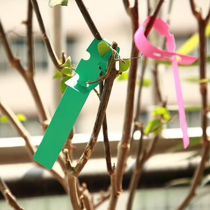KINJOEK 1200 PCS 6 Colors Plant Labels, PVC Plant Tags for Garden Adjustable Waterproof Plant Tags