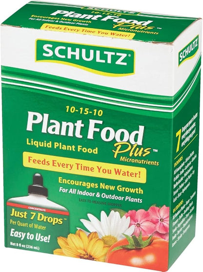 Schultz SPF45170 Purpose Liquid Plant Food 10-15-10, 8 oz. Universal