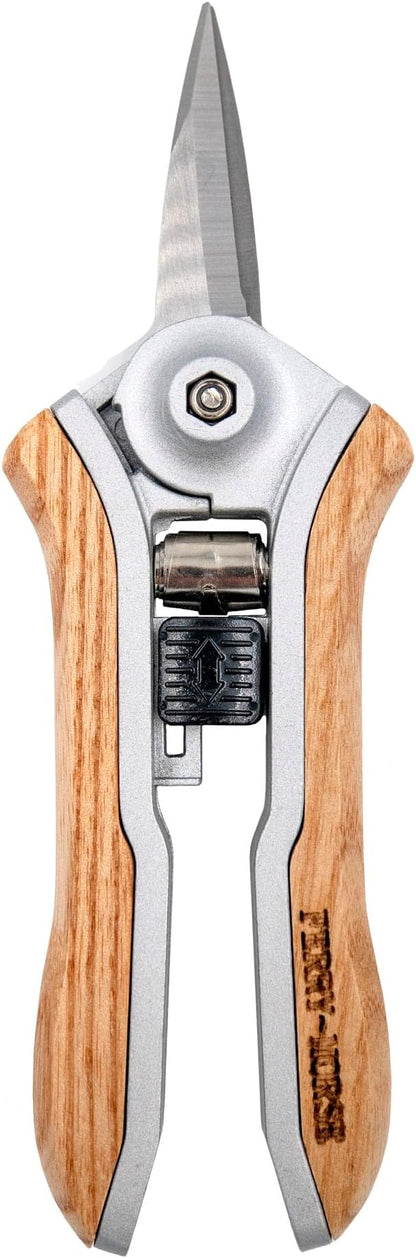 Ferry-Morse Pruning Garden Snips - Wood Handle, Heavy Duty, Garden Shears, Pruner - Manual - Wood