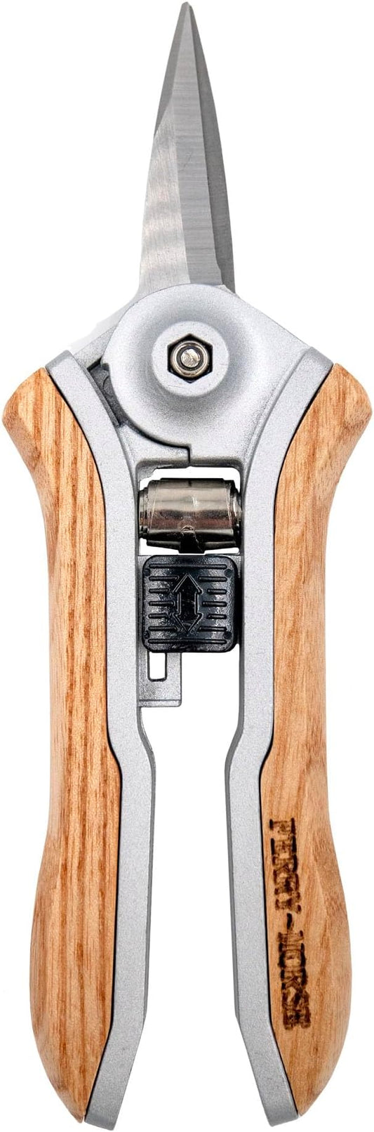 Ferry-Morse Pruning Garden Snips - Wood Handle, Heavy Duty, Garden Shears, Pruner - Manual - Wood