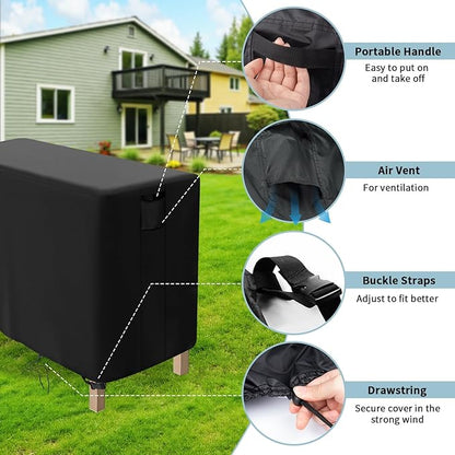 Outdoor Raised Garden Bed Cover for Winter (Only Cover),Waterproof Raised Planter Boxes Stand Covers - 97 x 25 x 32 inch