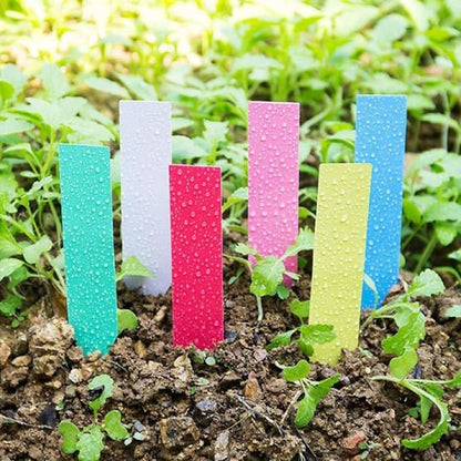 Plastic Plant Labels, 4“ Plant Markers for Outdoor Garden Waterproof, Plant Name Tags, Garden Labels for Outdoor Ground Waterproof, Plant Name Tags, Planting Sticks for Seeds(300 Pcs)
