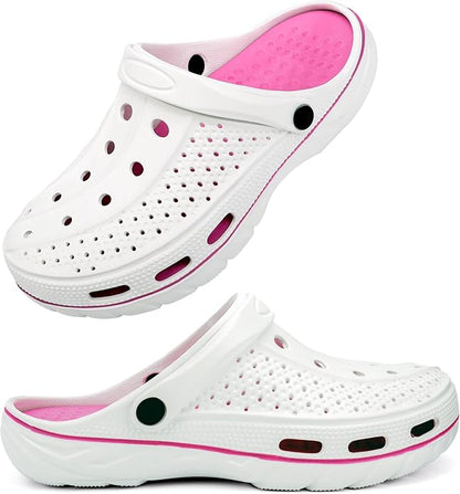 Women Men Orthopedic Clogs Arch Support Garden Shoes Sandals Slippers with Plantar Fasciitis Insoles