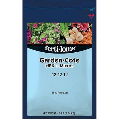 Fertilome (12141) Garden Cote Fertilizer 12-12-12 (4.5 lb.)