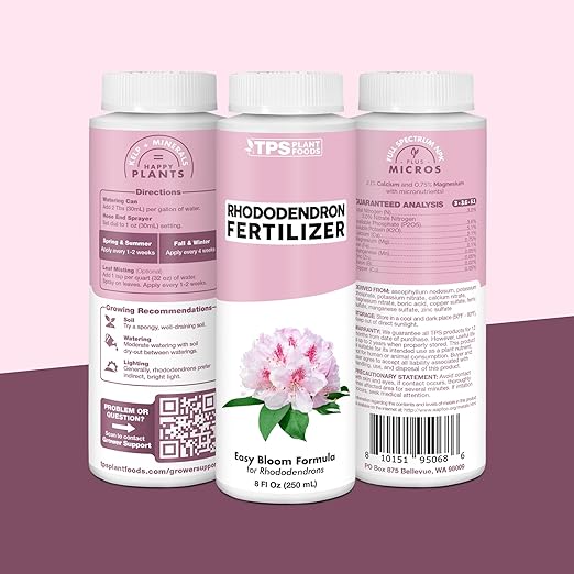 Rhododendron Fertilizer – Liquid Rhododendron Plant Food for Healthy Growth & Vibrant Blooms, 1 Gallon