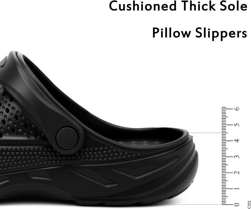 Women Men Orthopedic Clogs Arch Support Garden Shoes Sandals Slippers with Plantar Fasciitis Insoles