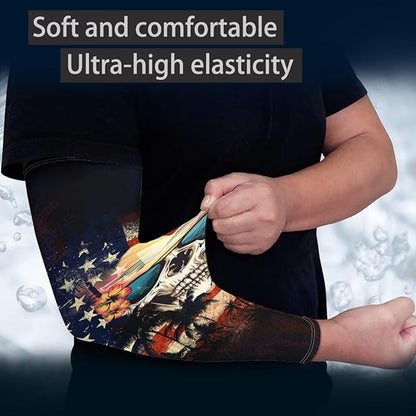 Binienty Unisex Arm Sleeves for Driving, Golf, Cycling, Sports, UV Protector Cooling Arm Sleeves Cover