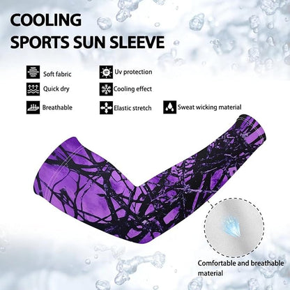 Binienty Unisex Arm Sleeves for Driving, Golf, Cycling, Sports, UV Protector Cooling Arm Sleeves Cover