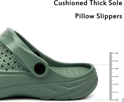 Women Men Orthopedic Clogs Arch Support Garden Shoes Sandals Slippers with Plantar Fasciitis Insoles