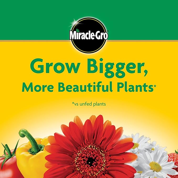 Miracle-Gro Water Soluble All Purpose Plant Food - Fertilizer For All Indoor or Outdoor Plants including Roses, Flowers, Vegetables, Houseplants, Trees, and Shrubs, 10 lbs.