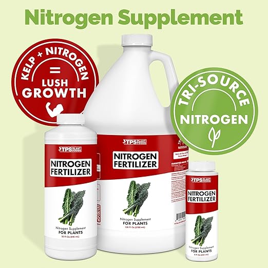 Nitrogen for Plants, Tri-Source N Nitrogen for Lush Green Growth, Liquid Plant Fertilizer 128 oz (1 Gallon)